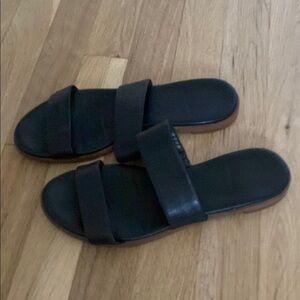 Cole Haan Black Slide Sandals